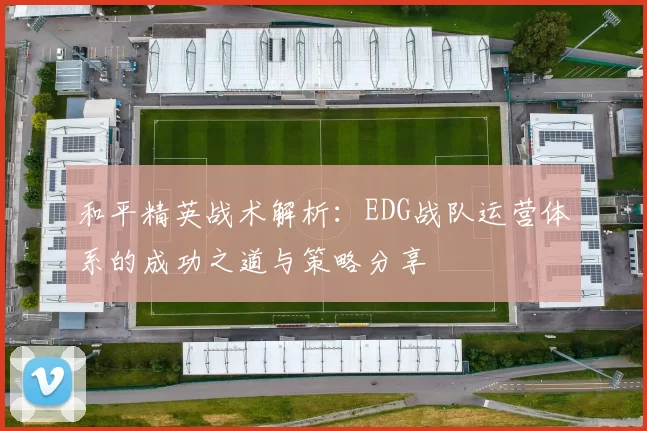 和平精英战术解析：EDG战队运营体系的成功之道与策略分享
