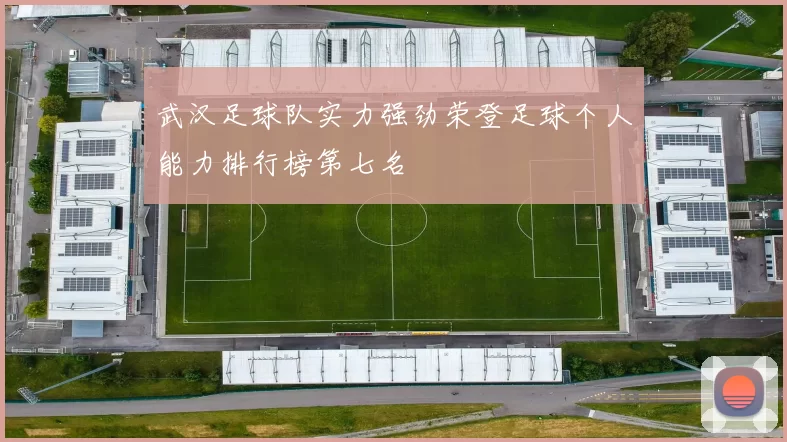 武汉足球队实力强劲荣登足球个人能力排行榜第七名